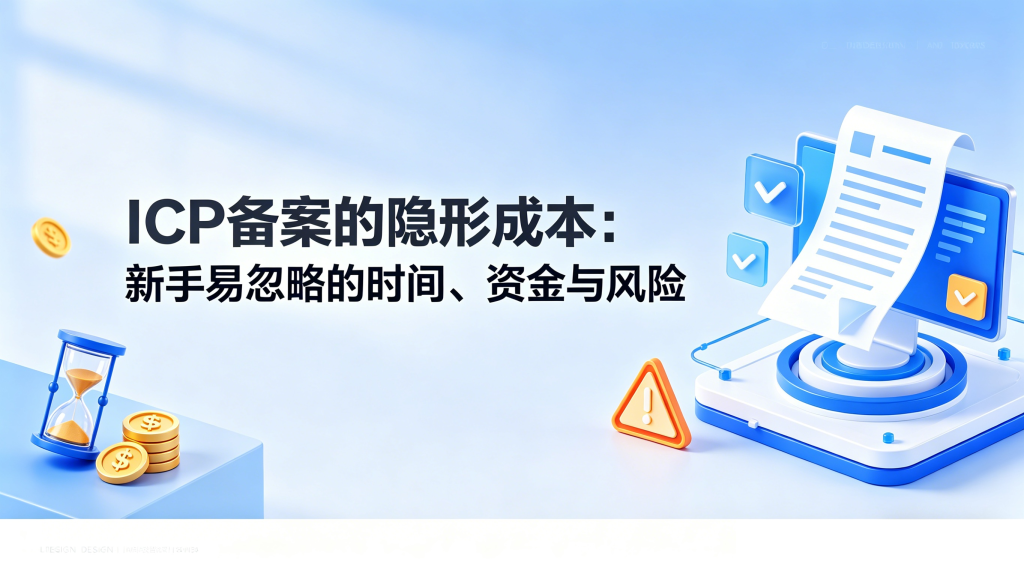 ICP备案的隐形成本:新手易忽略的时间、资金与风险-授权码.我爱你