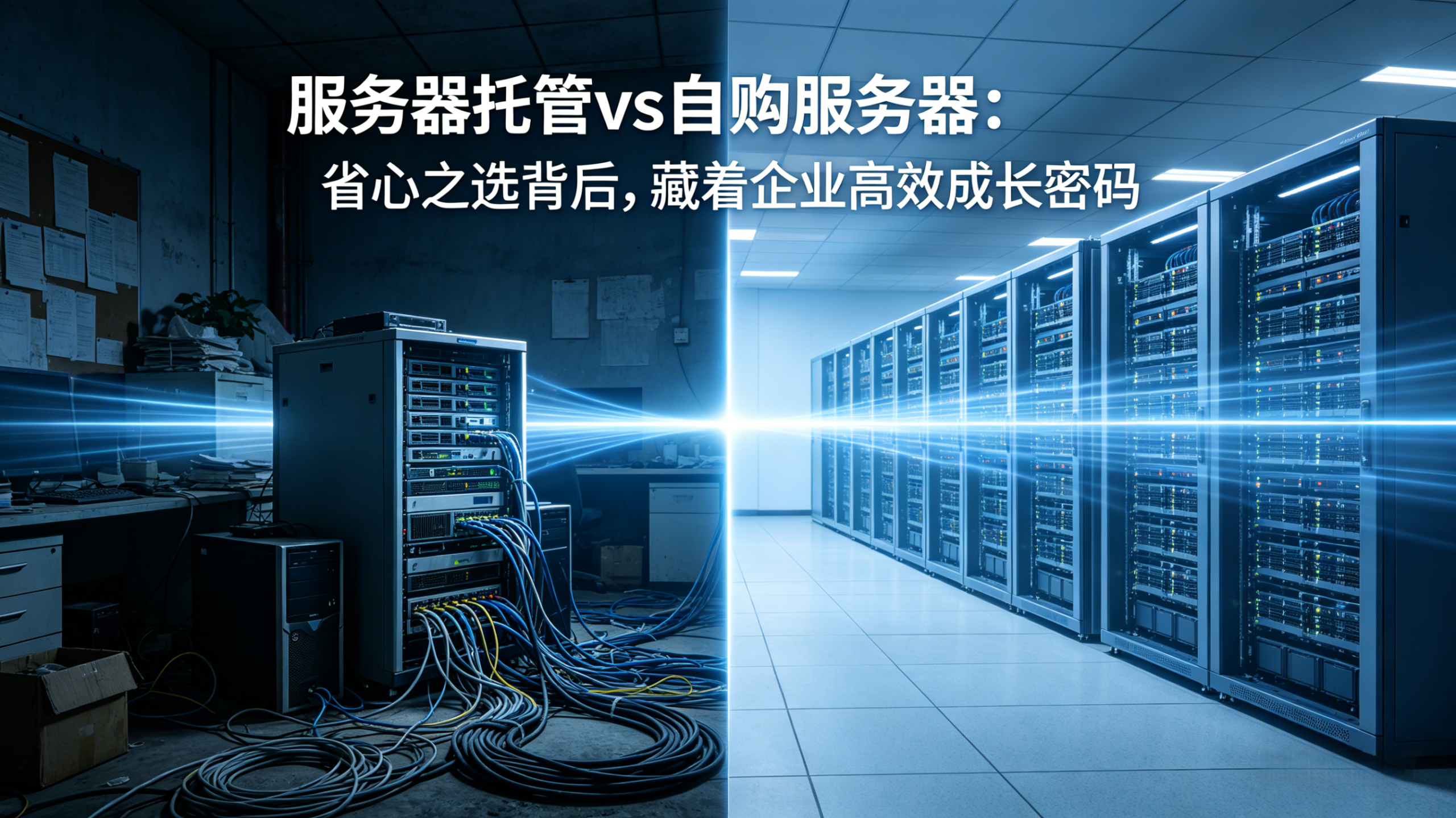 服务器托管有什么优势？比自己买服务器省心